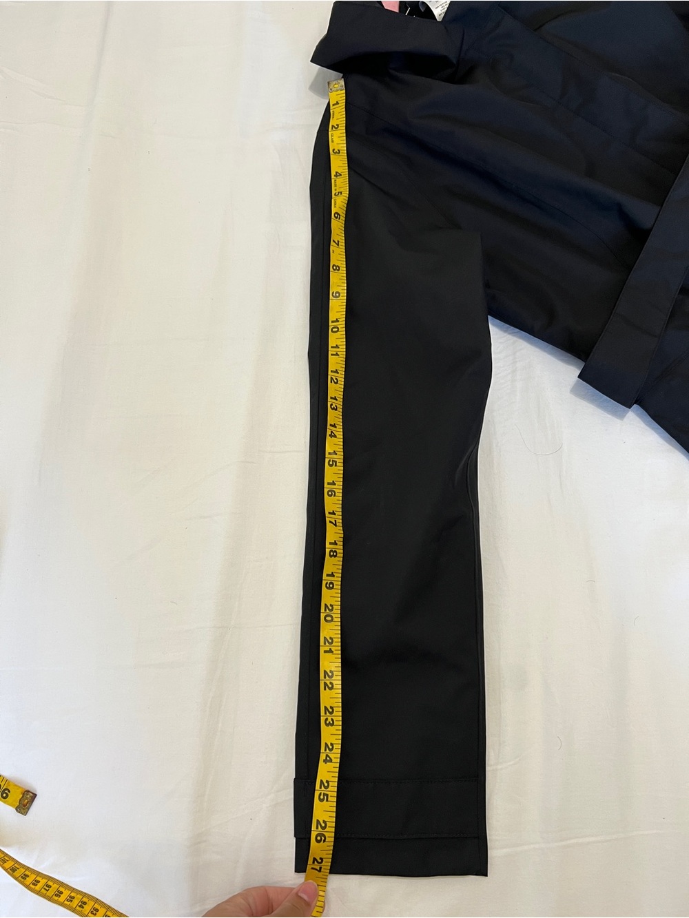 Patagonia Black Hooded Belted Trench Coat - Picture 7 of 9